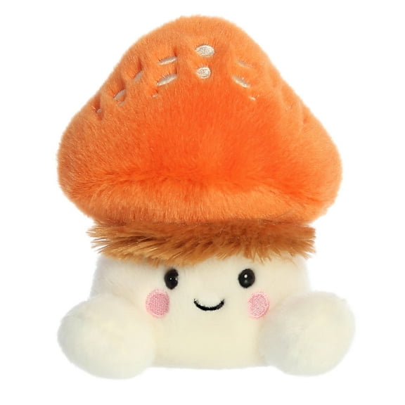 Aurora - Mini Orange Palm Pals - 5" Fabian Fluffy Mushroom - Adorable Stuffed Animal