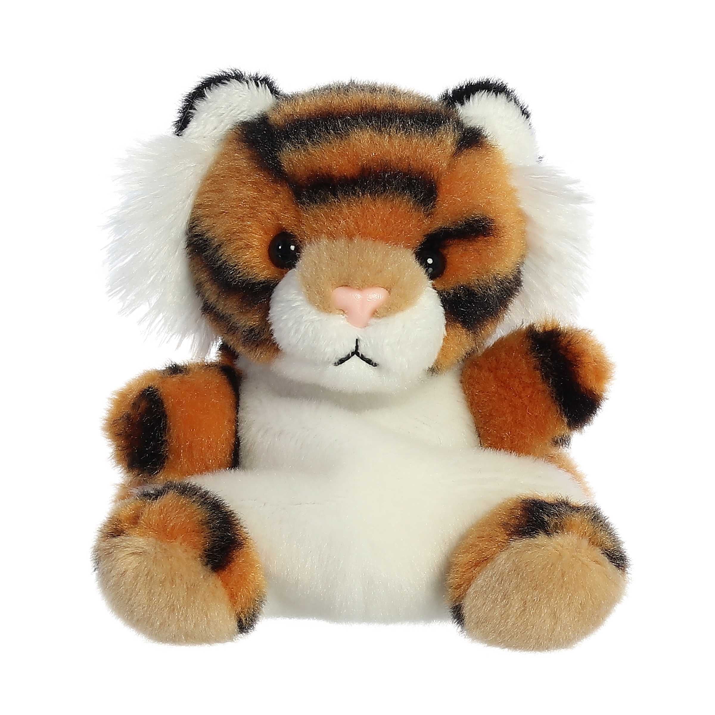 Aurora - Mini Orange Palm Pals - 4.5" Indy Tiger - Adorable Stuffed Animal
