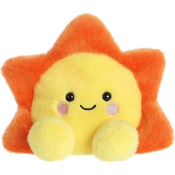 Aurora Adorable Palm Pals Rae Sun Stuffed Animal - Pocket-Sized Play - Collectable Fun - Orange 5 Inches