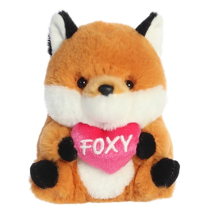 Aurora - Mini Orange Rolly Pet - 5.5" Foxy Fox - Lovely Stuffed Animal