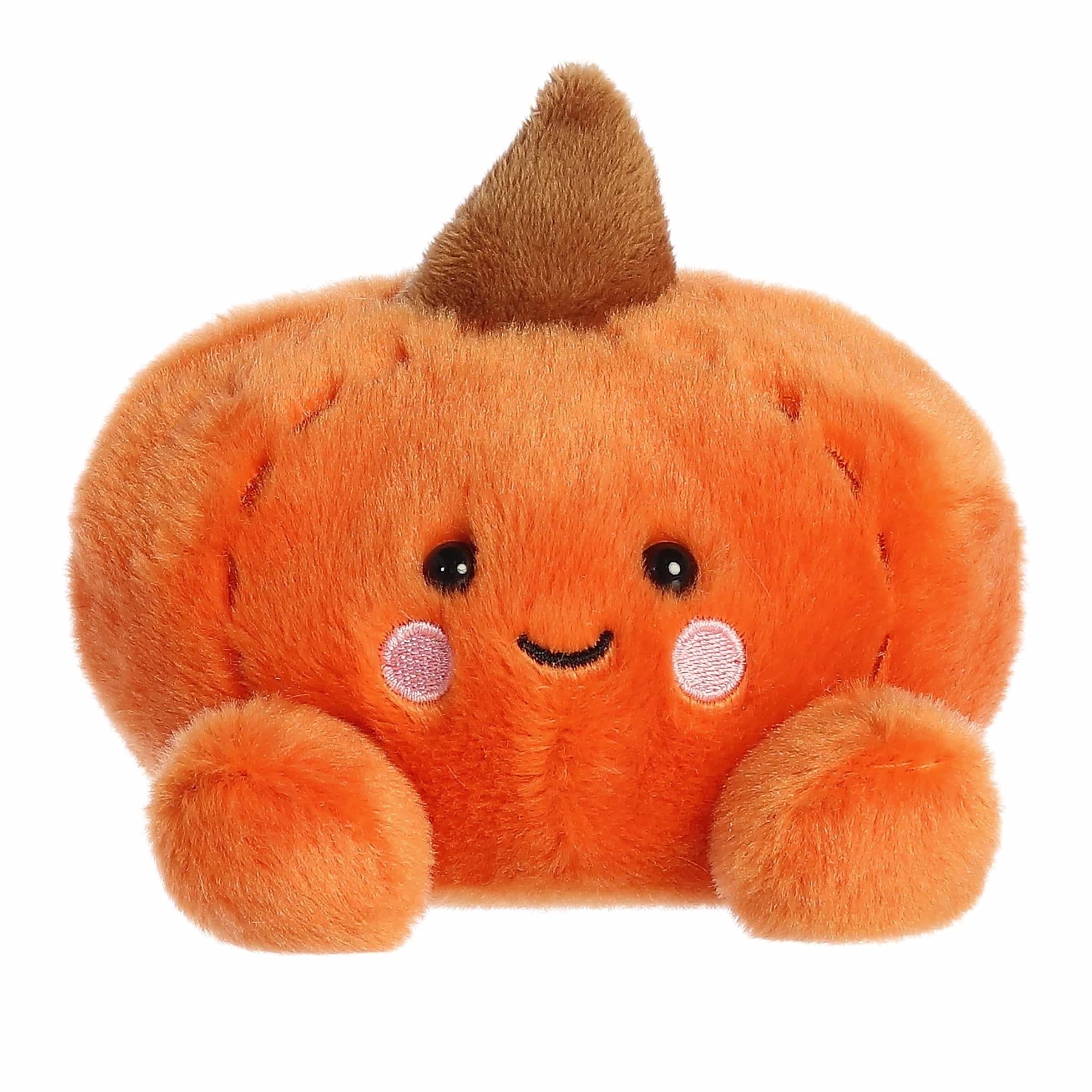 Aurora - Mini Orange Spooky Stuffed Animal - 5