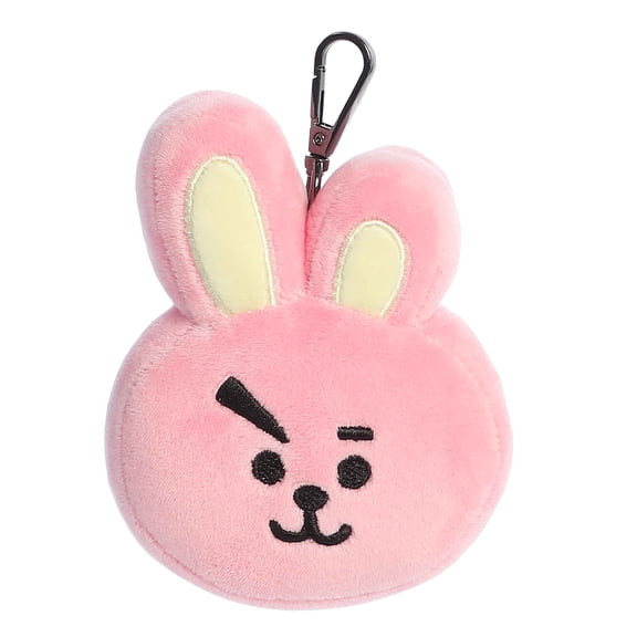 Aurora - Mini Pink BT21 - 4.5" COOKY Keychain - Lovable Stuffed Doll