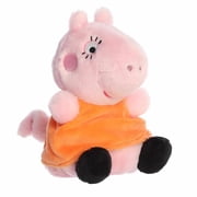 Aurora - Mini Pink Playful Stuffed Animal - 5" Mummy Pig Palm Pals - Peppa Pig