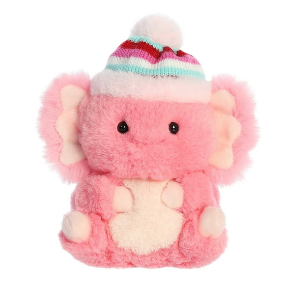 Aurora - Mini Pink Rolly Pet - 6.5" Andi Axolotl - Festive Stuffed Animal