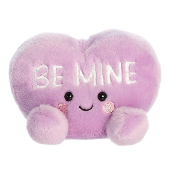 Aurora - Mini Purple Palm Pals - 5" Be Mine Candy Heart - Adorable Stuffed Animal