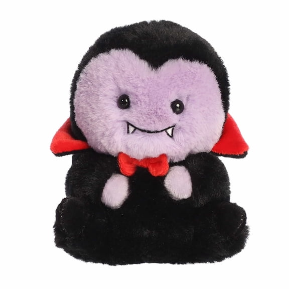 Aurora - Mini Purple Spooky Stuffed Animal - 5" Vaughn Vampire - Rolly Pet