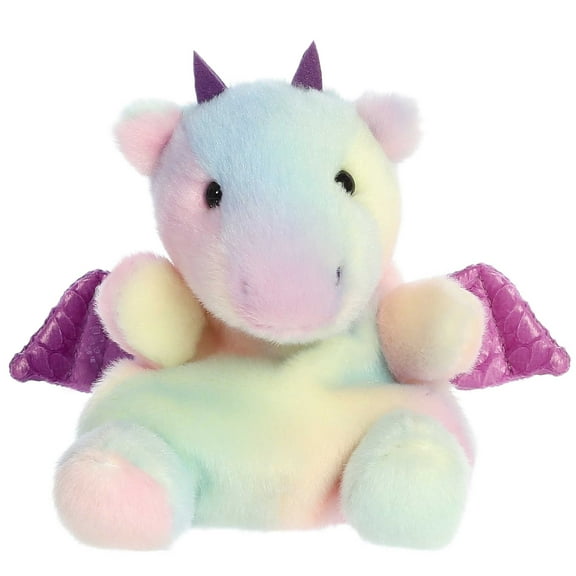Aurora - Mini Rainbow Palm Pals - 5.5" Aster Dragon - Adorable Stuffed Animal