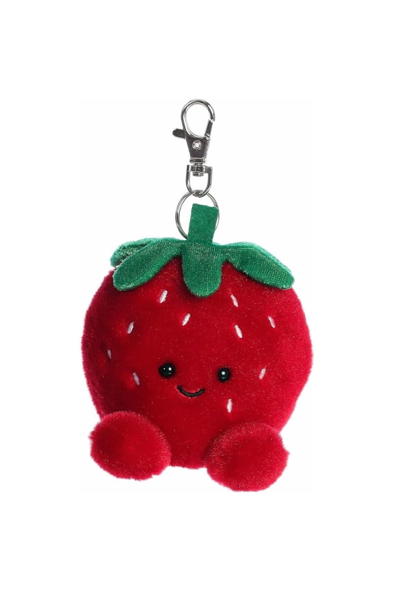 Aurora Palm Pals Juicy Strawberry Clip-On 4-Inch Stuffed Animal Plush