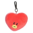 thumbnail image 1 of Aurora - Mini Red BT21 - 4" TATA Keychain - Lovable Stuffed Doll, 1 of 5