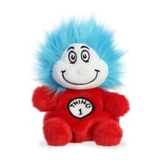 Aurora - Mini Red Dr. Seuss - Palm Pals 4.5 Thing One - Whimsical Stuffed Animal