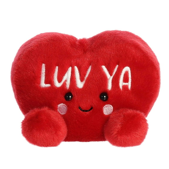 Aurora - Mini Red Palm Pals - 5" Luv Ya Candy Heart - Adorable Stuffed Animal