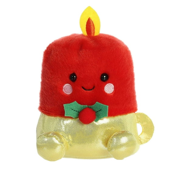 Aurora - Mini Red Palm Pals - 5" Luz Candle - Festive Stuffed Animal