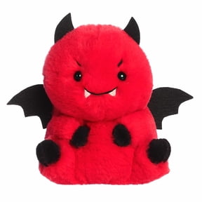 Aurora - Mini Red Spooky Stuffed Animal - 5" Danny Devil - Rolly Pet