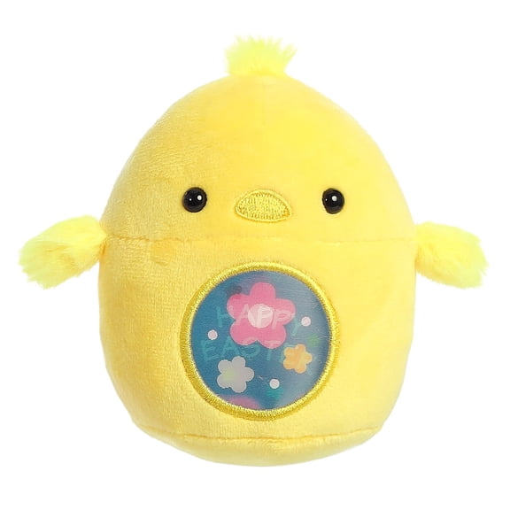 Aurora - Mini Spring - 3.5" Happy Easter Chick - Vibrant Stuffed Animal