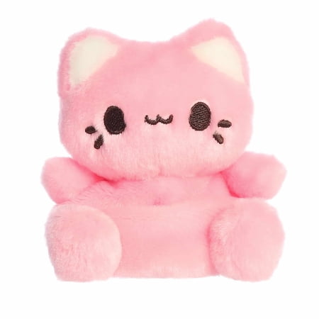 Aurora - Mini Strawberry Enchanting Stuffed Animal - 5" Meowchi Palm Pals - Tasty Peach