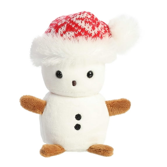 Aurora - Mini White Holiday - Land of Lils 4.5" Lil' Powder - Festive Stuffed Animal