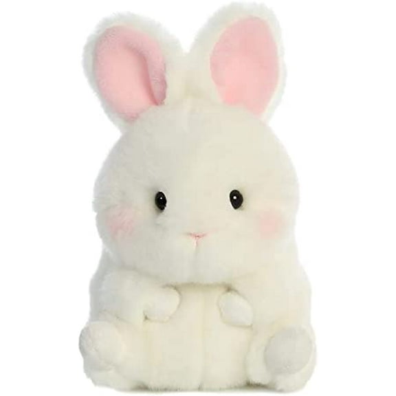 Aurora - Mini White Rolly Pet - 5" Bunbun Bunny - Playful Stuffed Animal