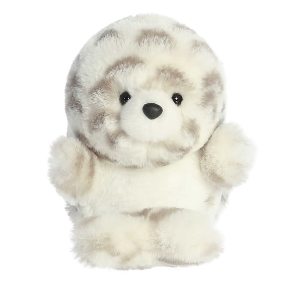 Aurora - Mini White Rolly Pet - 6" Hadley Harbor Seal - Playful Stuffed Animal