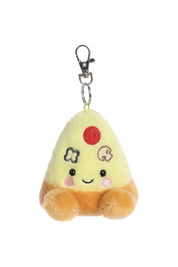 Aurora Palm Pals Peppa Pizza Slic Clip-On 4-Inch Stuffed Animal Plush