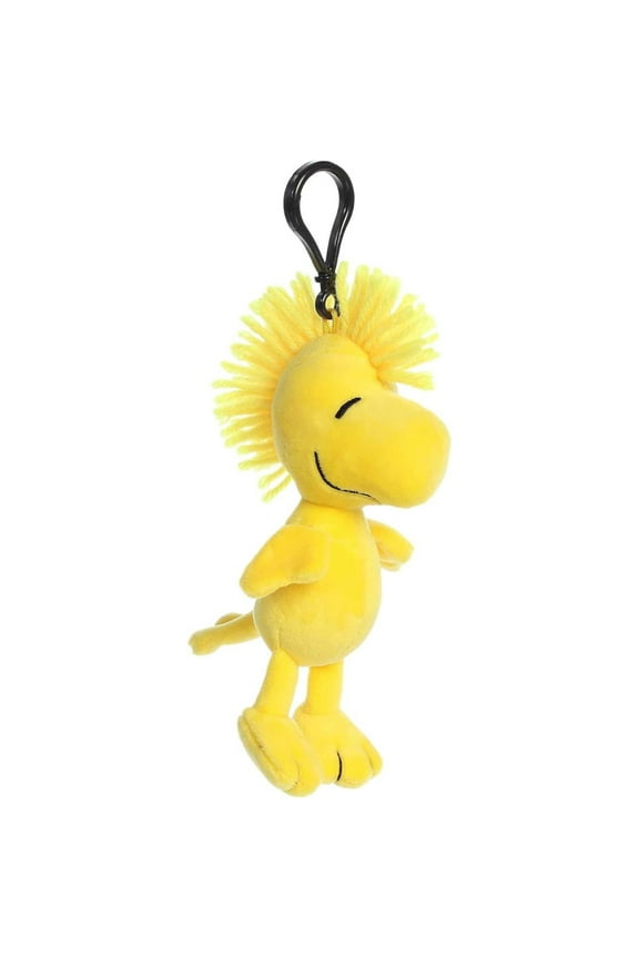 ® Peanuts Woodstock 5 Inch Clip On Keychain Plush Stuffed Animal
