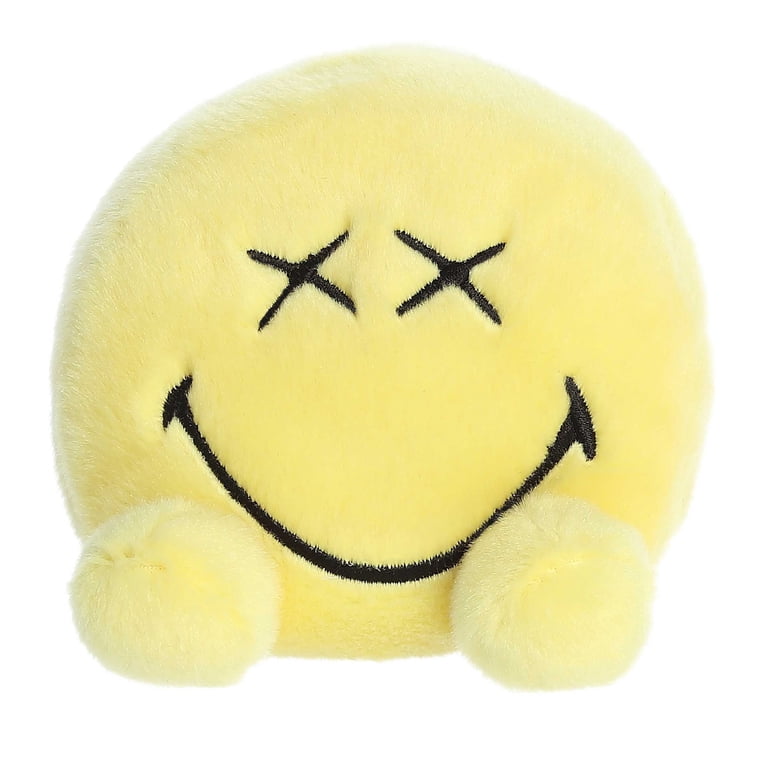 Aurora, Mini Yellow SmileyWorld Wild Guy Plush Toy, 4.5 inches