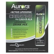 Aurora Nutrascience Active Liposomal , Creatine Plus GAA & R-ALA, 30 Packets, 0.63 oz 18 g Each