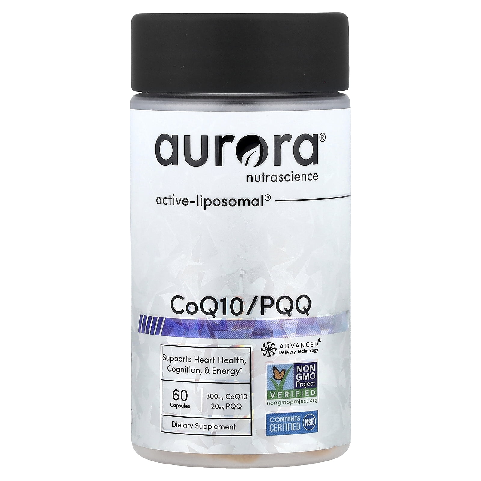 Aurora Nutrascience CoQ10 / PQQ, 60 Capsules