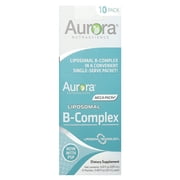 Aurora Nutrascience Liposomal B-Complex, 10 Packets, 0.68 fl oz 20 ml Each