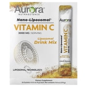Aurora Nutrascience Nano-Liposomal  Vitamin C, 3,000 mg, 30 Packets, 0.32 oz 9 g Each