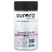 Aurora Nutrascience Vitamin D3 / K2, 60 Capsules