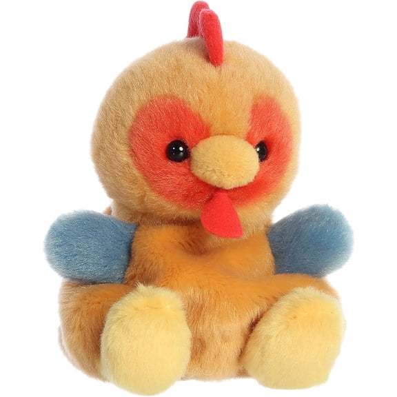 Aurora Palm Pals Red Rooster Plush Stuffed Animal, 4.5 in, 0.19 lb, All Ages