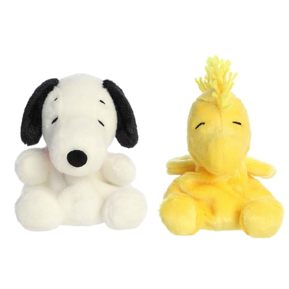 Aurora Peanuts Palm Pal Plush Bundle, Snoopy and Woodstock
