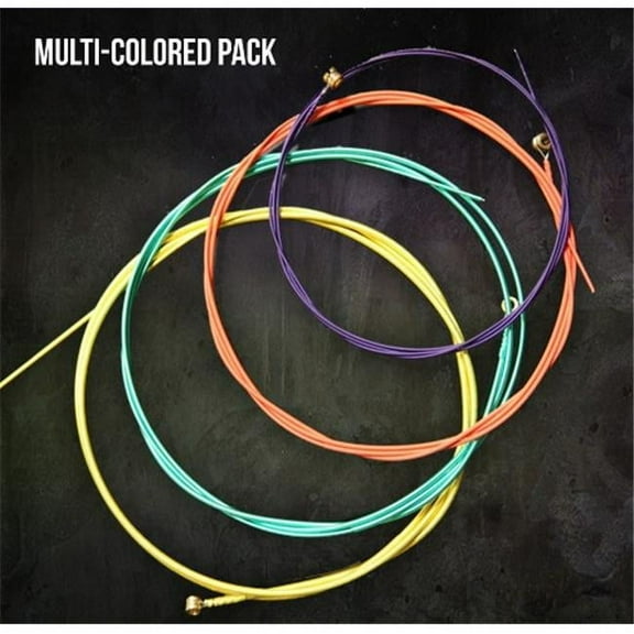 Aurora Premium Acoustic 11 Gauge Guitar Strings Light- Multi