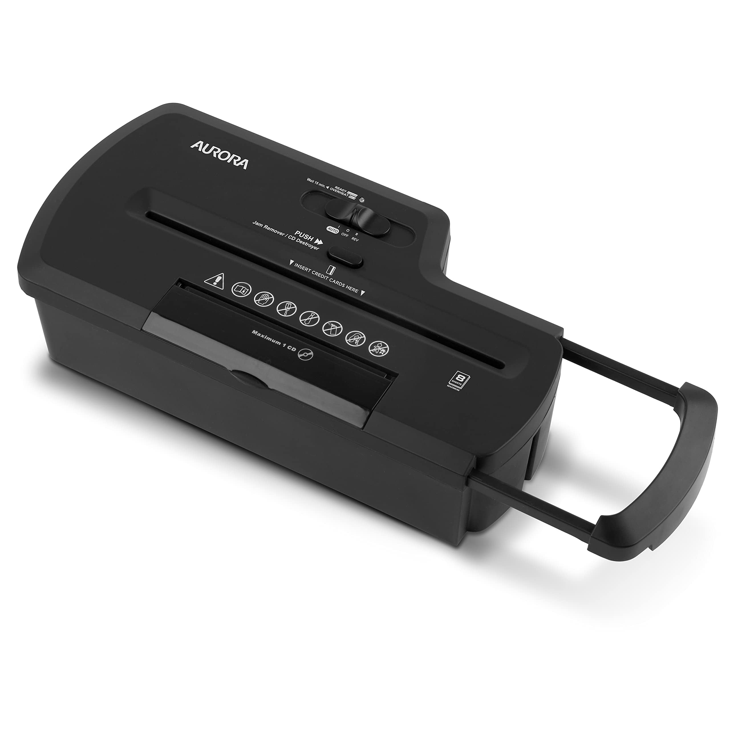 Aurora Professional Strip Cut Paper Shredder/Cd/Credit Card Shredder