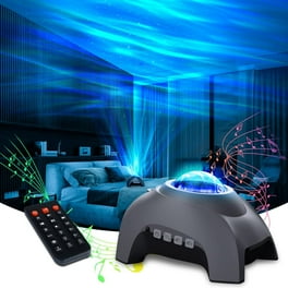 Aurora Projector Northern Lights Projector Galaxy Projector Bluetooth Music Speaker 14 Colors Aurora Light Projector Galaxy Projector for Festival Gift Home Decor Bedroom/ Ceiling/Party (Grey)