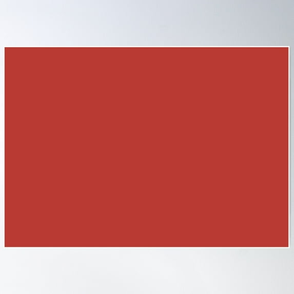 Aurora Red | Color Trends | Fall Winter 2016 | Solid Colors | Fashion Colors | Poster Wall Art, Modern Wall Decor For Living Room Bedroom, 8x12 UNFRAMED