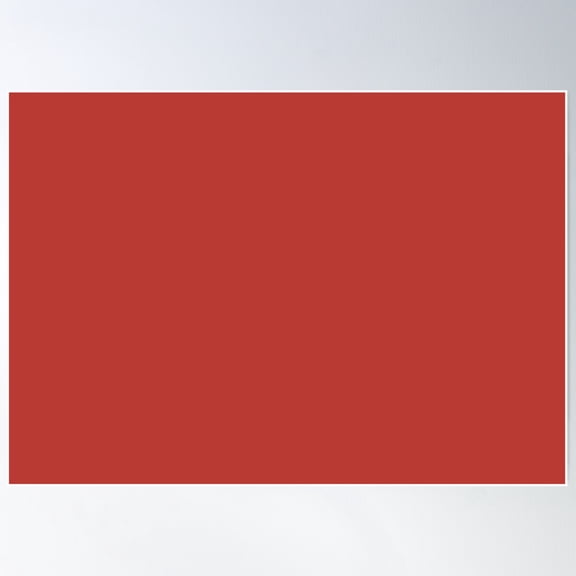 Aurora Red | Color Trends | Fall Winter 2016 | Solid Colors | Fashion Colors | Poster Wall Art, Modern Wall Decor For Living Room Bedroom, 8x12 UNFRAMED
