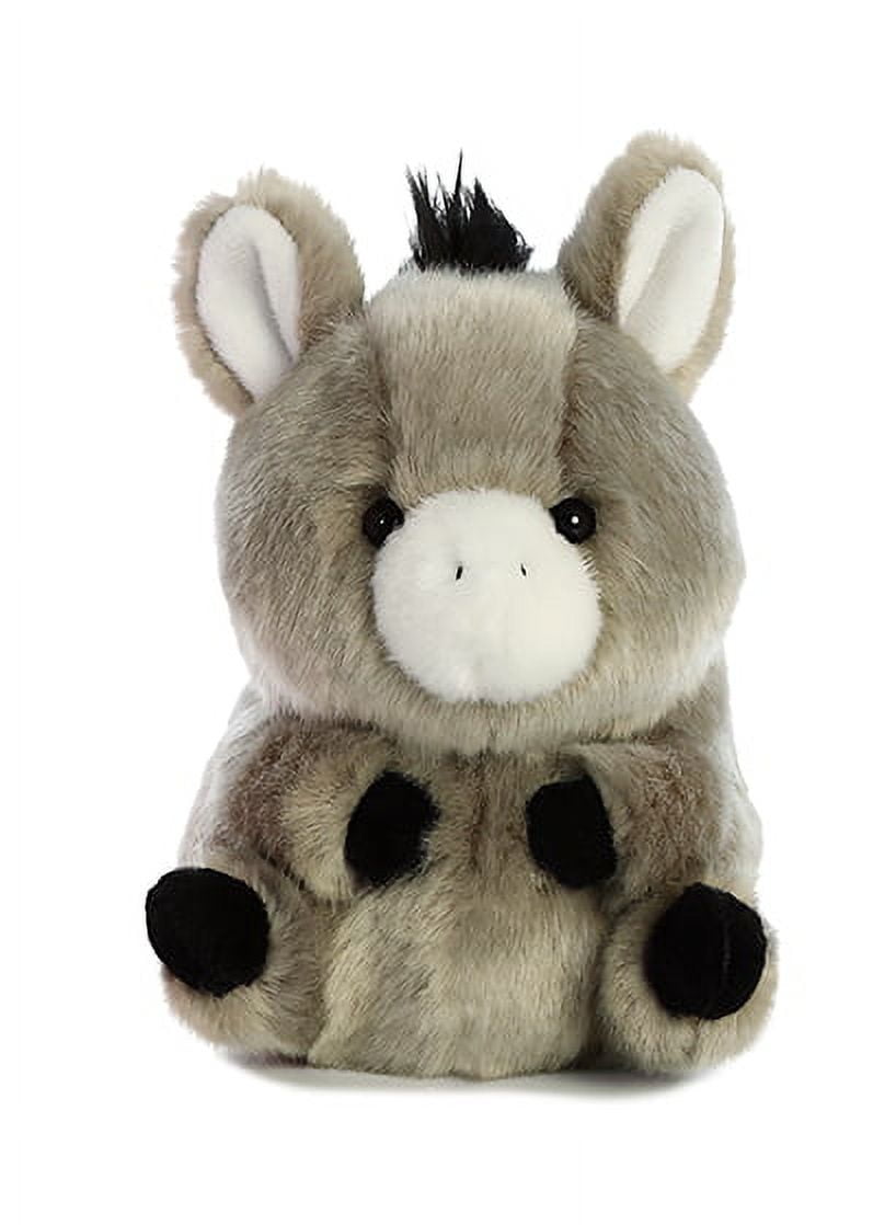 Mini Gray Plush Eli Donkey Stuffed Animal Toy