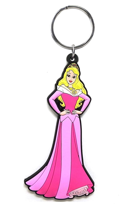 Aurora Sleeping Beauty Soft Touch PVC Keychain
