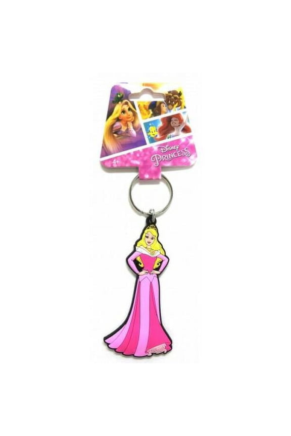 Aurora Sleeping Beauty Soft Touch PVC Keyring
