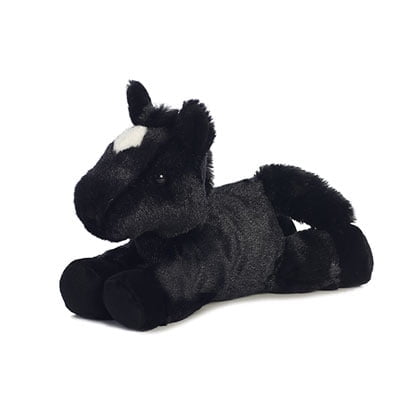 Aurora - Small Black Mini Flopsie - 8 Beau - Adorable Stuffed Animal