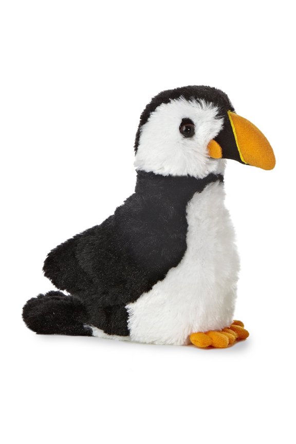 - Small Black Mini Flopsie - 6.5" Puffin - Adorable Stuffed Animal