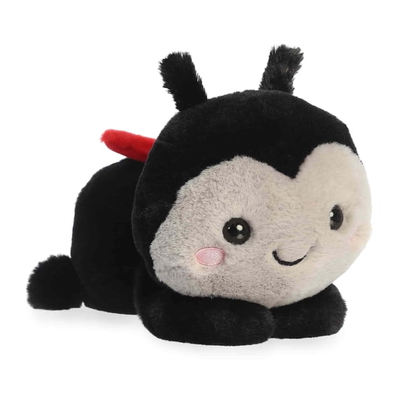 Aurora - Small Black Playful Stuffed Animal - 9.5" Laney Ladybug - Too Cute