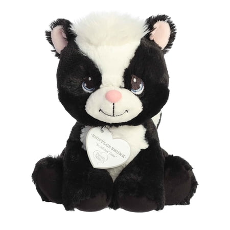 Aurora - Small Black Precious Moments - 8" Sniffles Skunk - Adorable Stuffed Animal