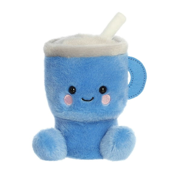 Aurora - Small Blue Palm Pals - 4.5" Cliff Travel Cup - Adorable Stuffed Animal