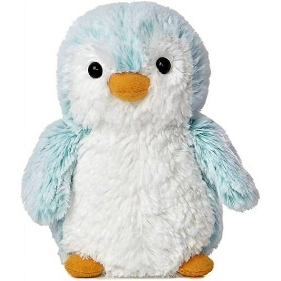Aurora - Small Blue PomPom Penguin - 6" Brights - Playful Stuffed Animal