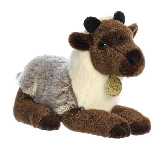 Aurora - Small Brown Adorable Stuffed Animal - 9" Reindeer Calf - Miyoni Tots