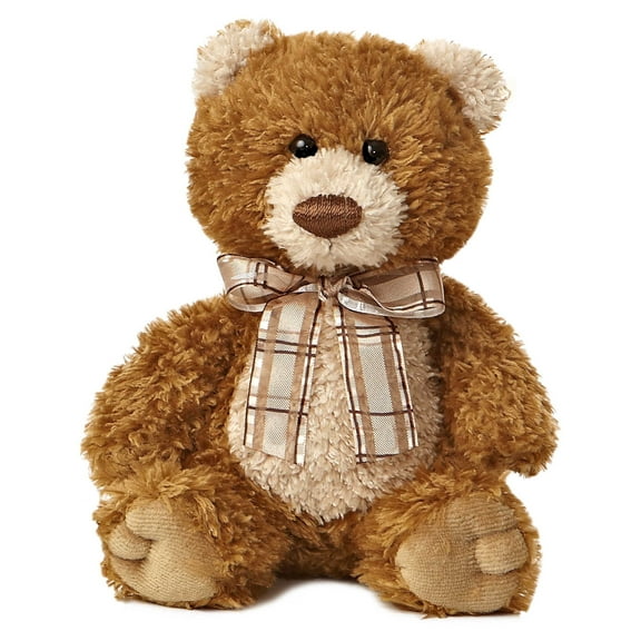 Aurora - Small Brown Bear - 6" Brown Sugar - Snuggly Stuffed Animal