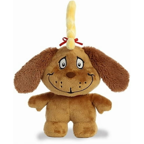 Aurora - Small Brown Dr. Seuss - Dood Plushie 8" Max - Whimsical Stuffed Animal