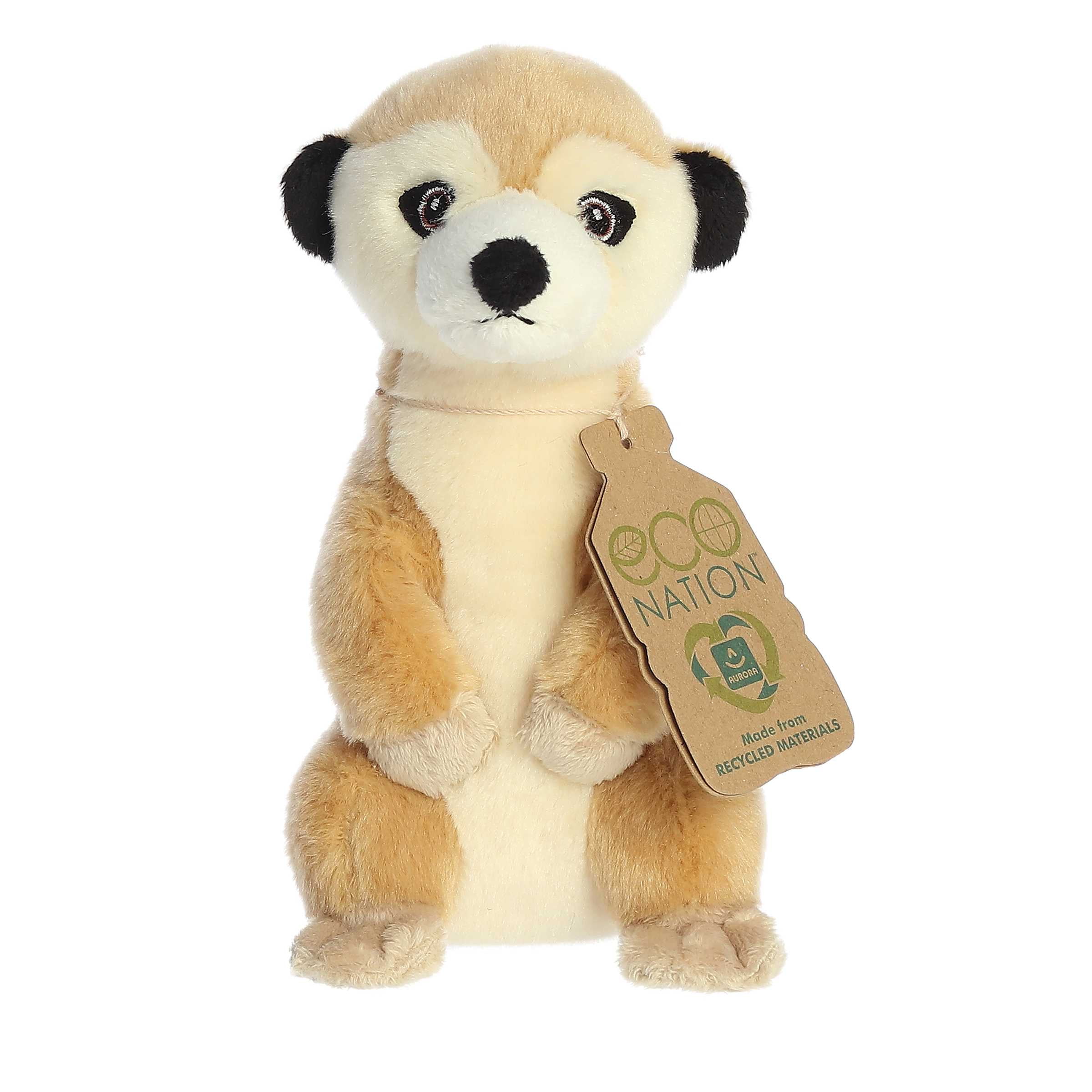 Softies Mints Aurora® Eco-Friendly Eco Nation™ Eco Softies™ Meerkat Stuffed Animal ...